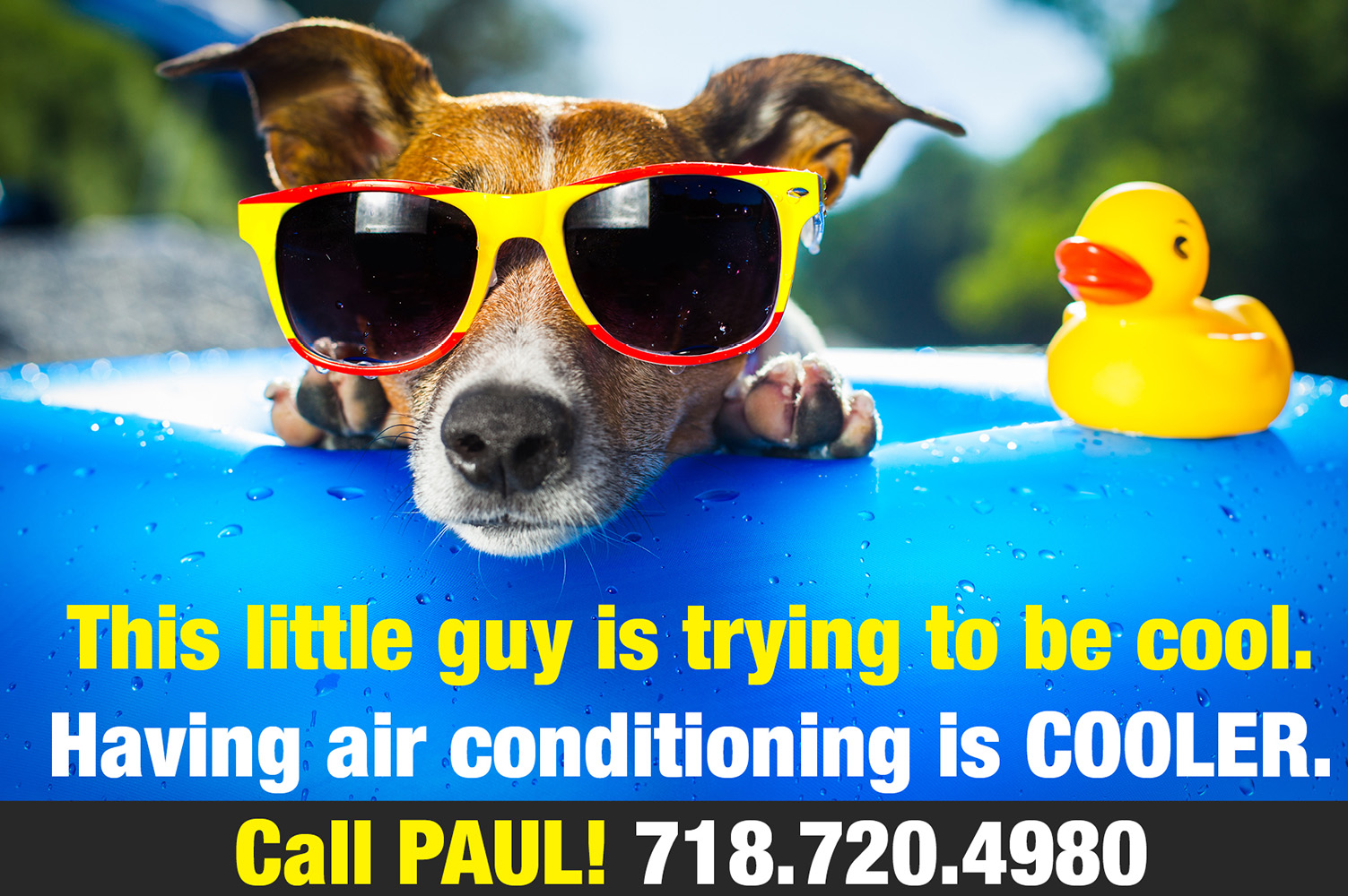 Post Card for an Air Conditioning Company