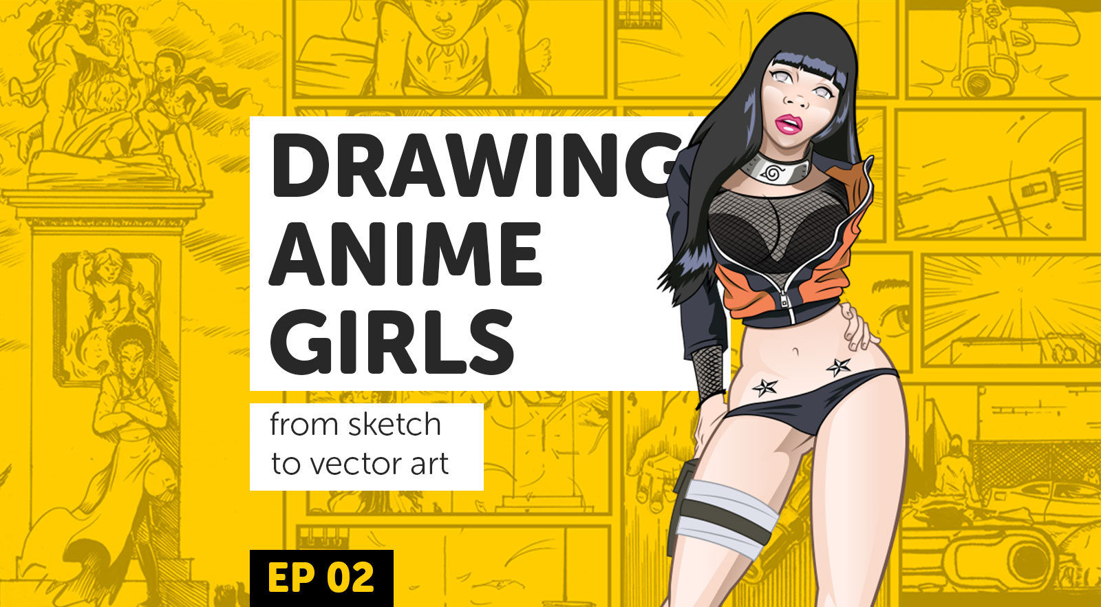 Drawing Anime Girls Ep 2