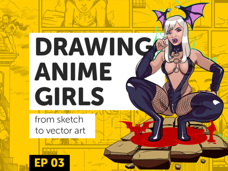 Drawing Anime Girls Ep 3